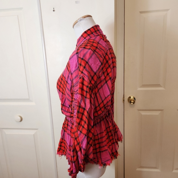 We The Free People Plaid Shirt - Picture 4 of 12